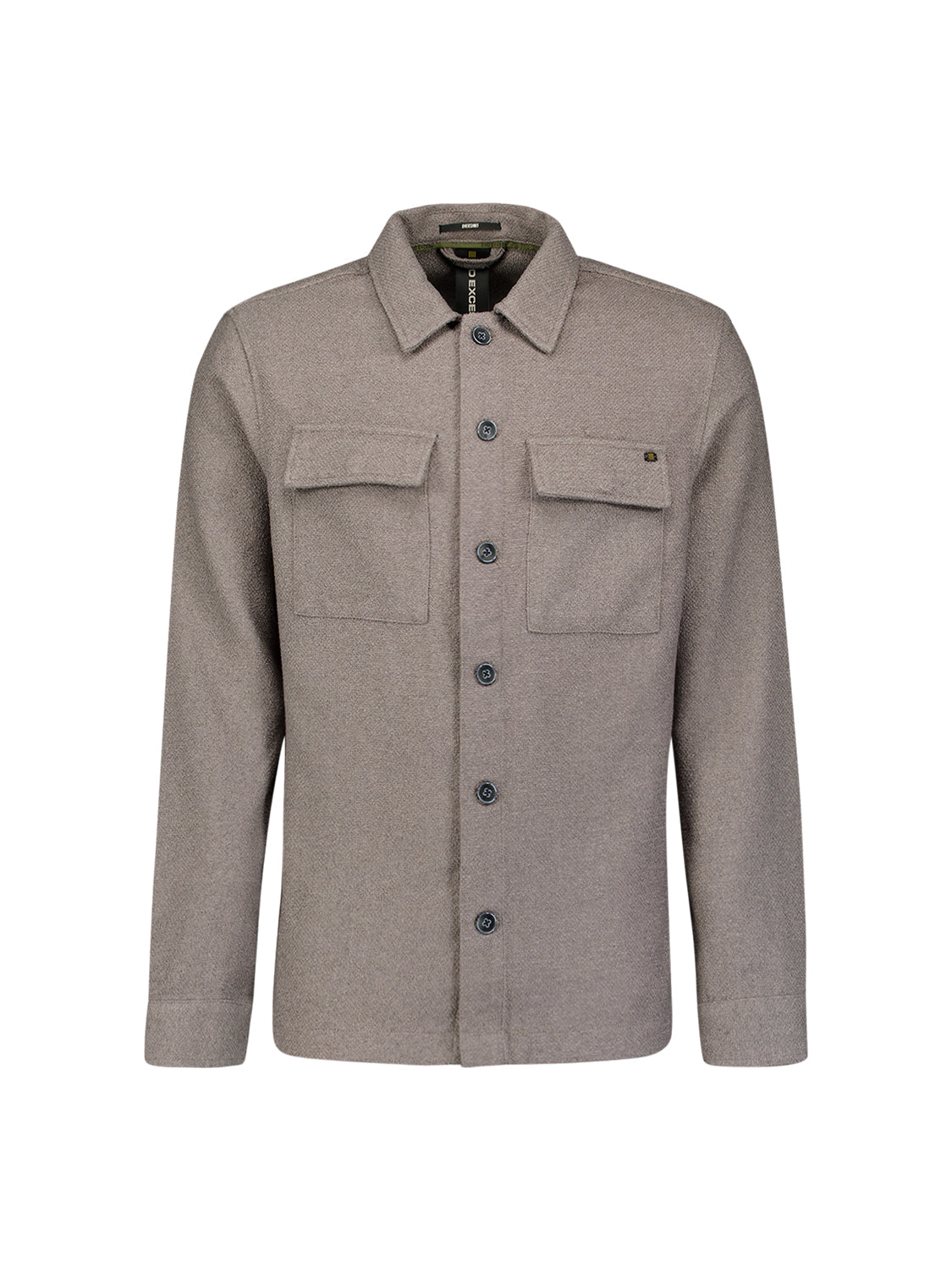 Button-up overshirt | Grey