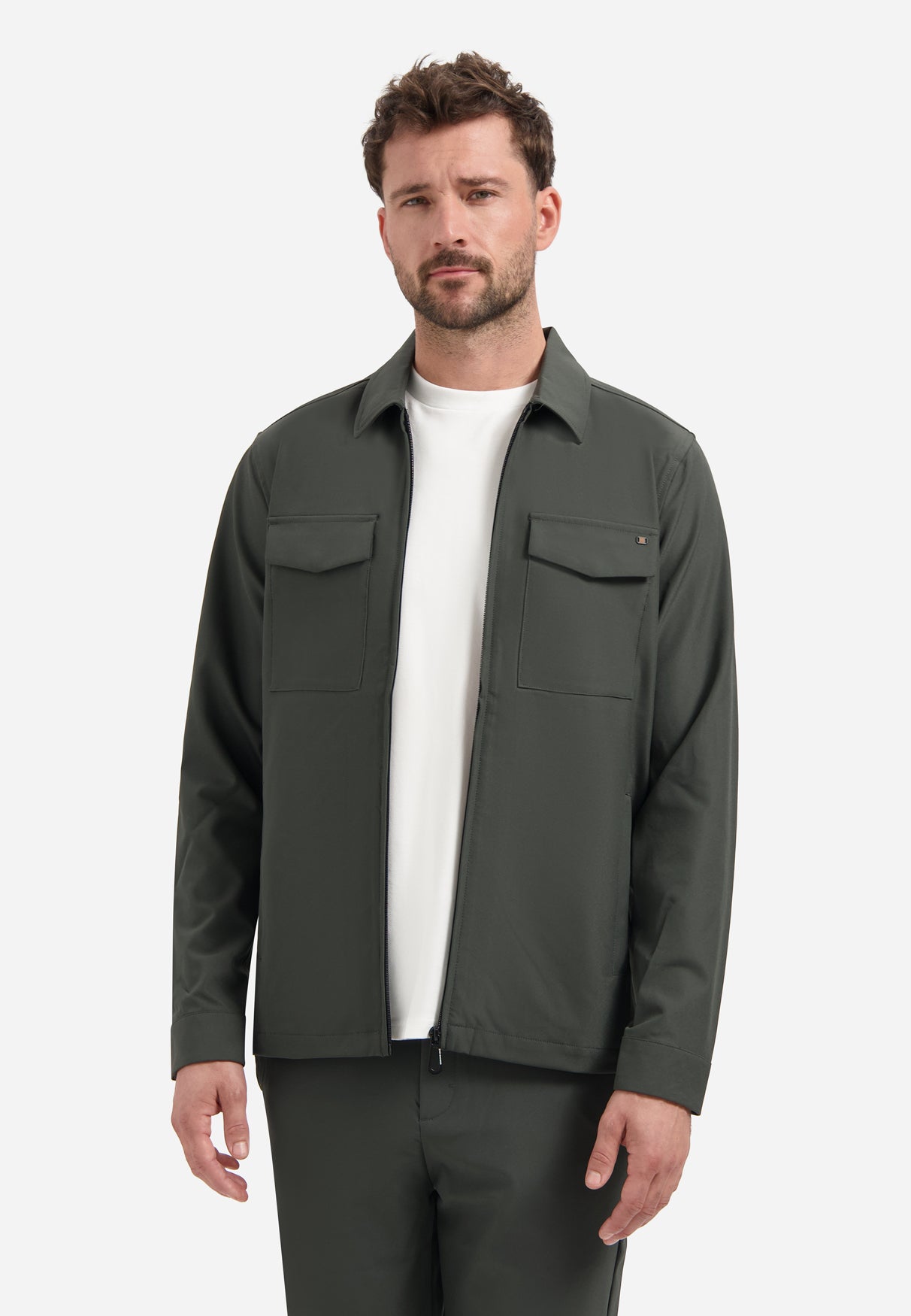 Sedoc travel overshirt | Dark Steel