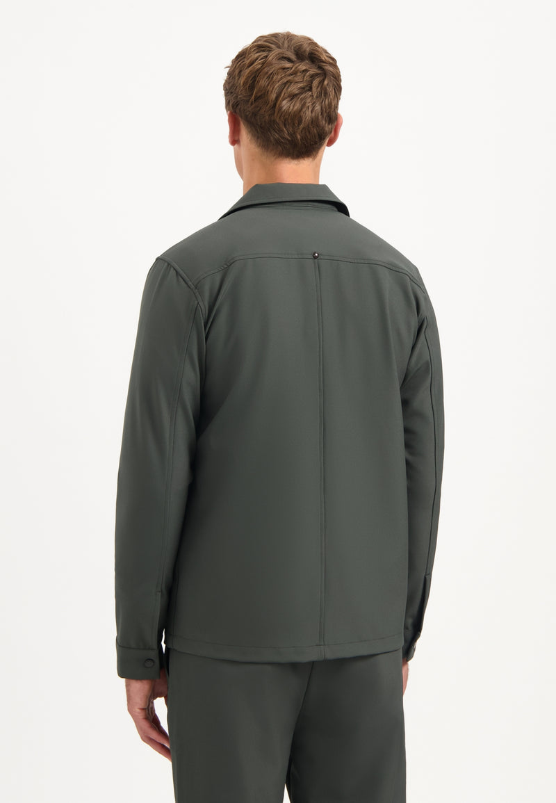 Sedoc travel overshirt | Dark Steel