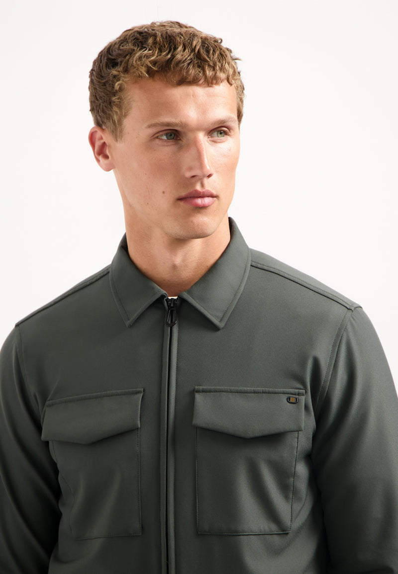 Sedoc travel overshirt | Dark Steel
