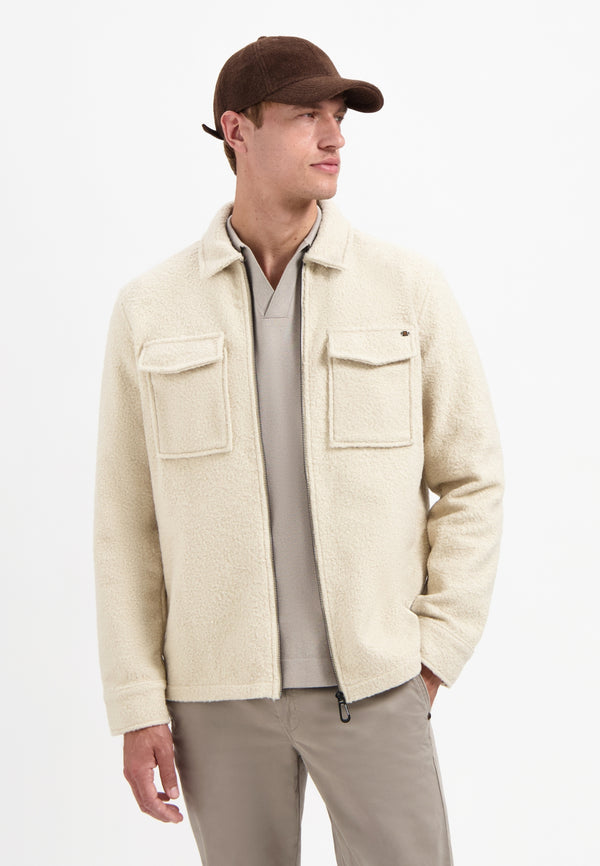 Wool zipped overshirt | Kit