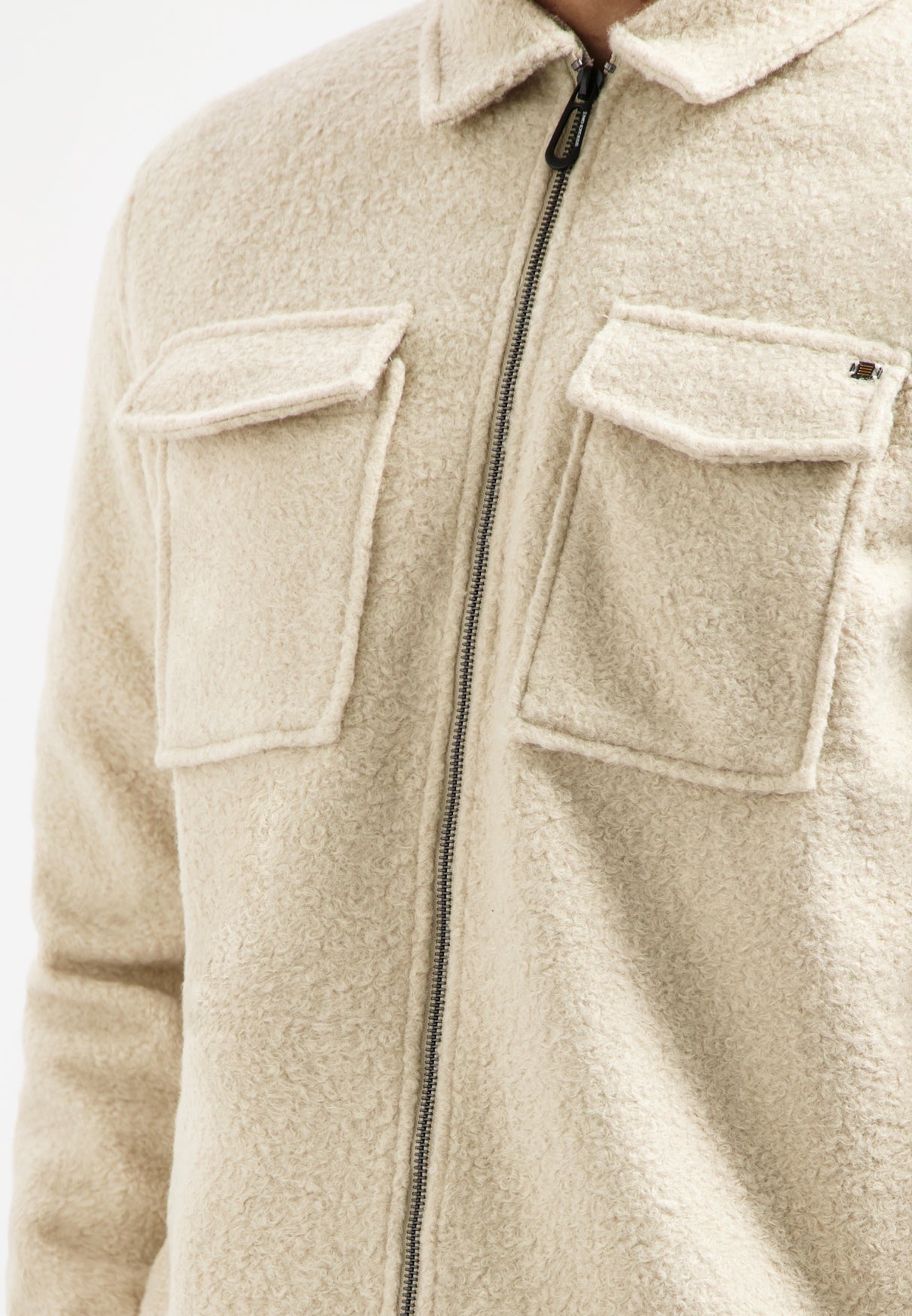 Wool zipped overshirt | Kit
