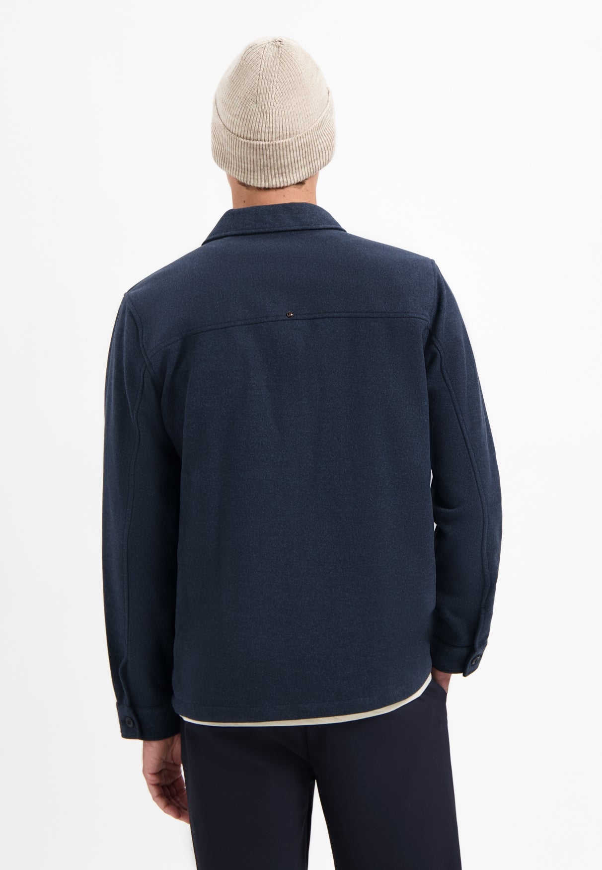 Melange overshirt | Night