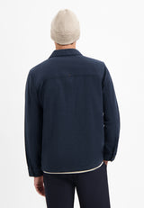 Melange overshirt | Night