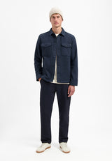 Melange overshirt | Night