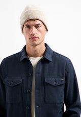 Melange overshirt | Night