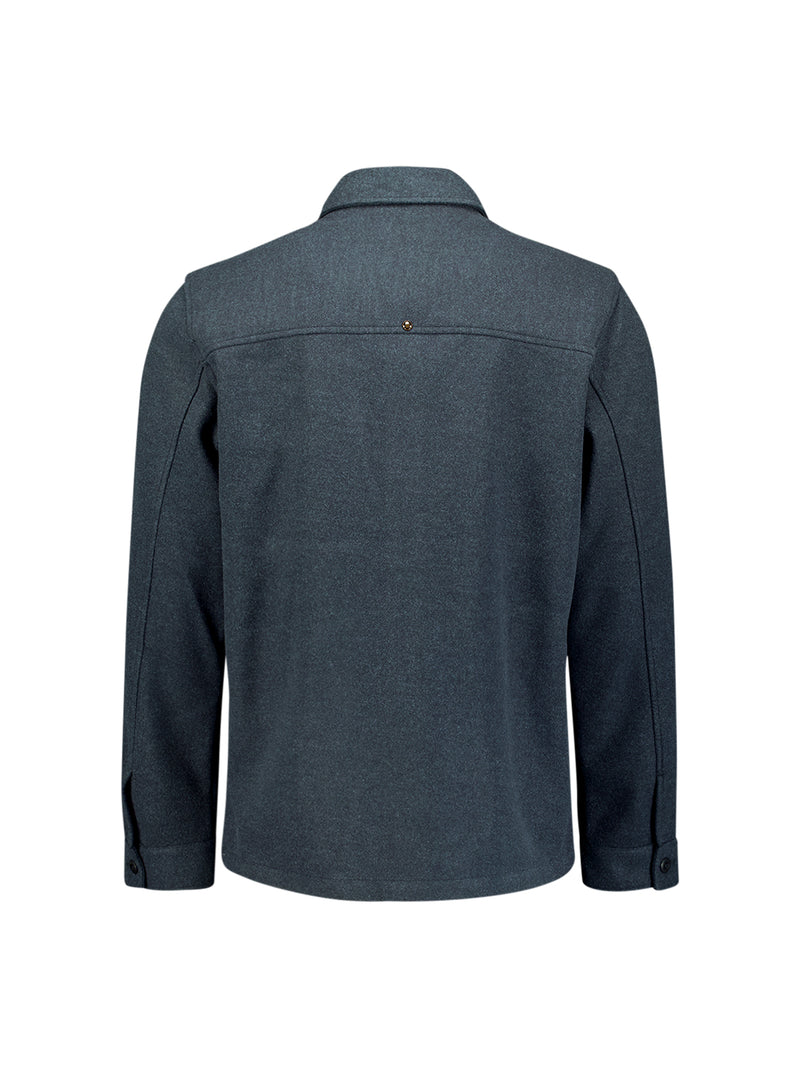 Melange overshirt | Night