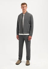 Lightweight melange cardigan | Grey Melange