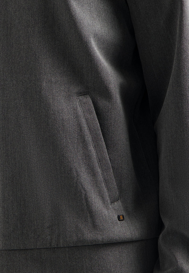 Lightweight melange cardigan | Grey Melange