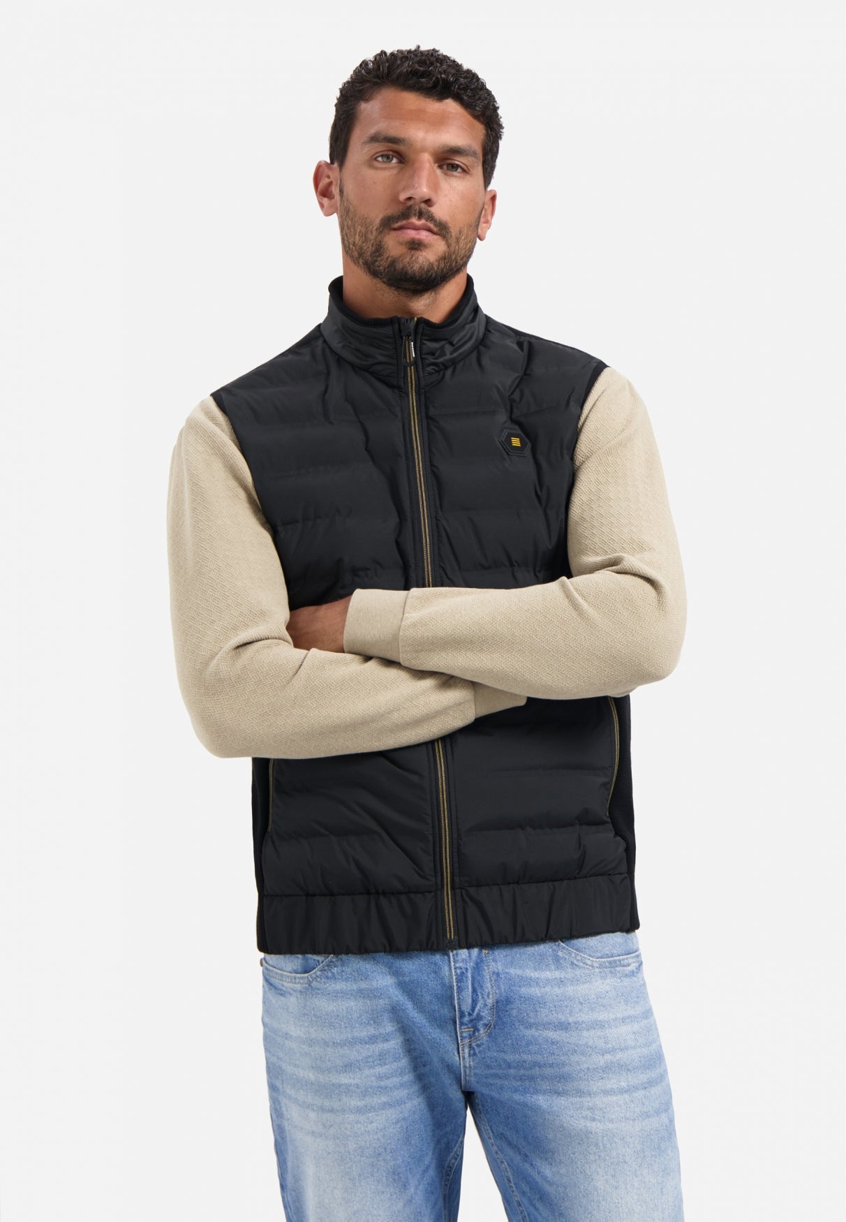 Padded bodywarmer | Black