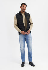 Padded bodywarmer | Black