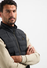 Padded bodywarmer | Black