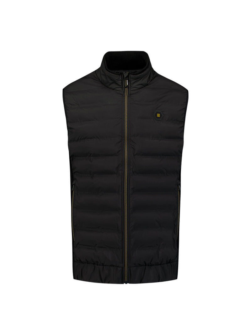 Padded bodywarmer | Black