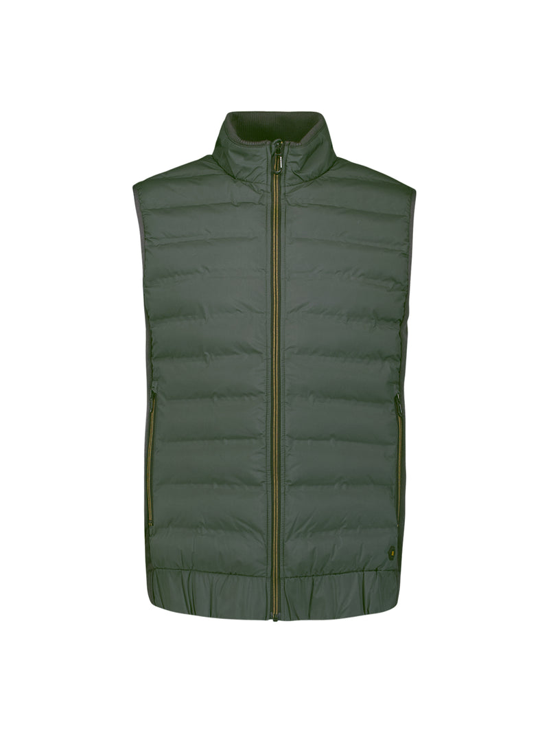 Padded bodywarmer | Dark Steel