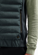 Padded bodywarmer | Dark Steel