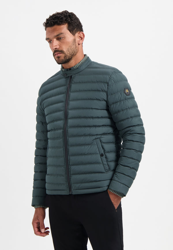 Puffer jacket | Dark Steel