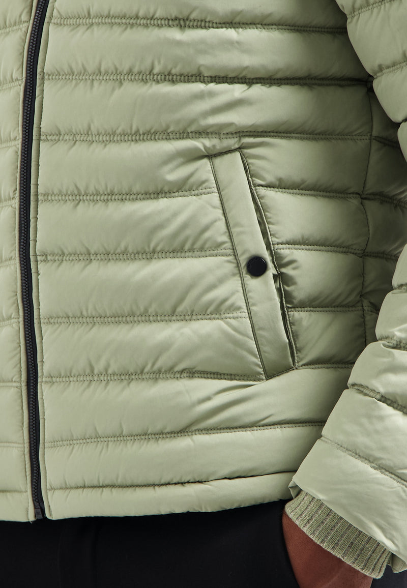 Puffer jacket | Light Moss