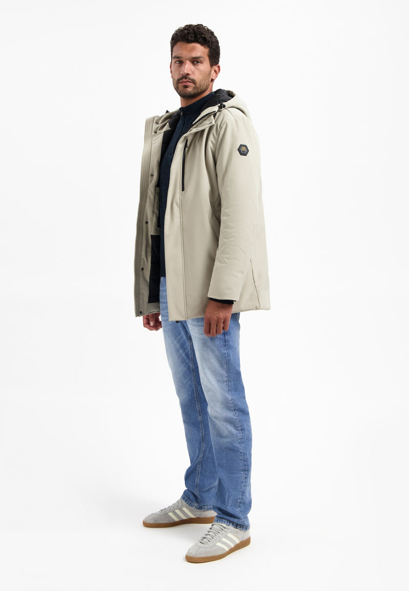 Softshell parka | Stone