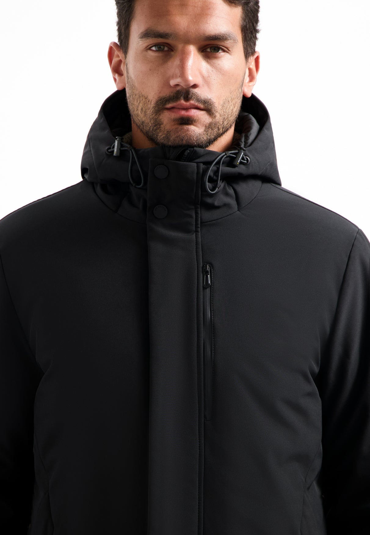 Softshell parka | Black