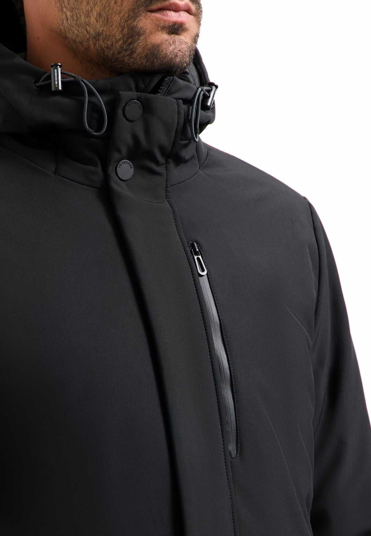 Softshell parka | Black