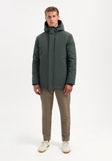Softshell parka | Dark Steel