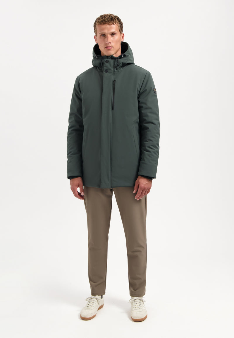 Softshell parka | Dark Steel