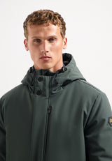 Softshell parka | Dark Steel