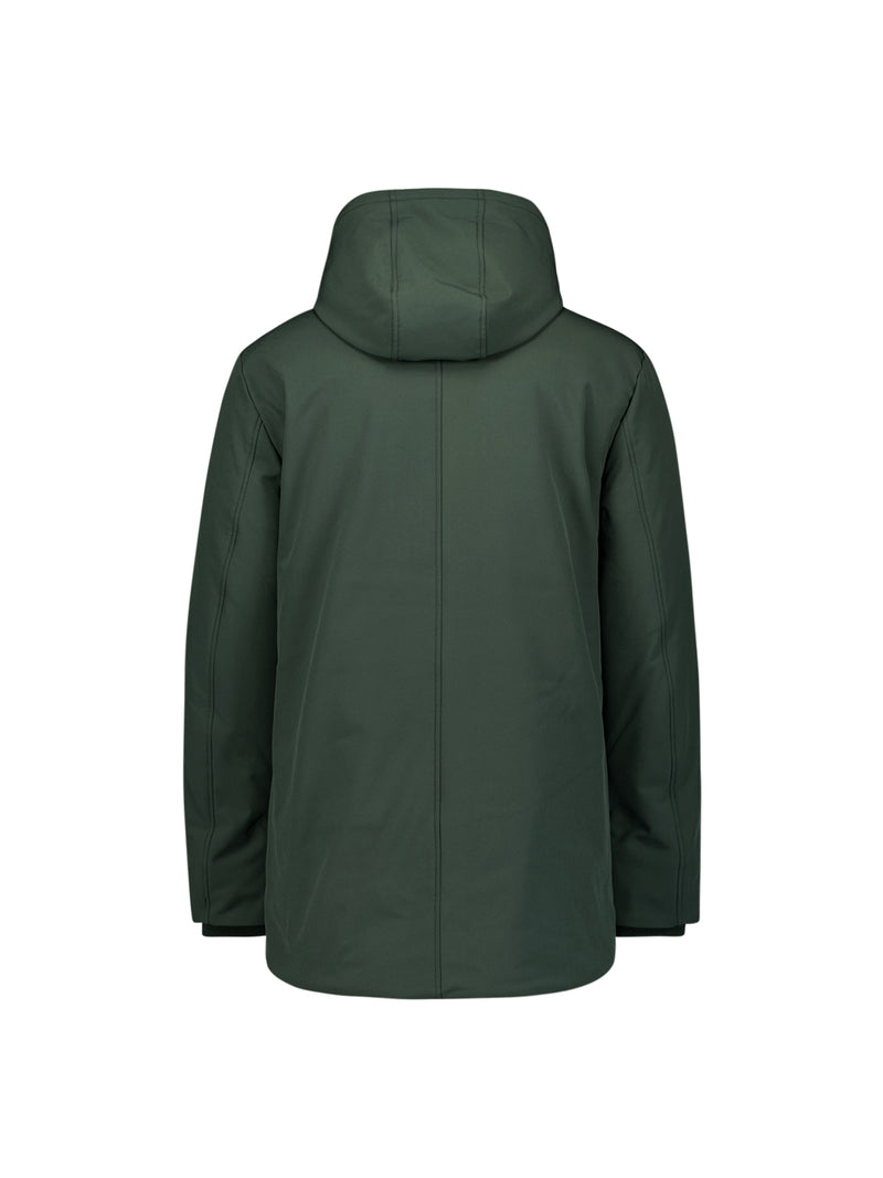 Softshell parka | Dark Steel