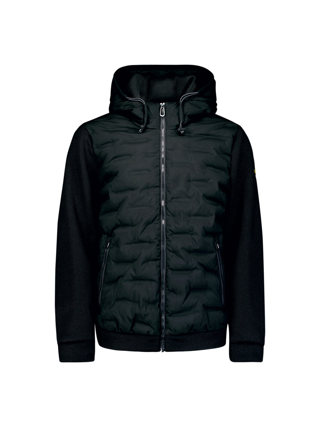 Knitted sleeve jacket | Black