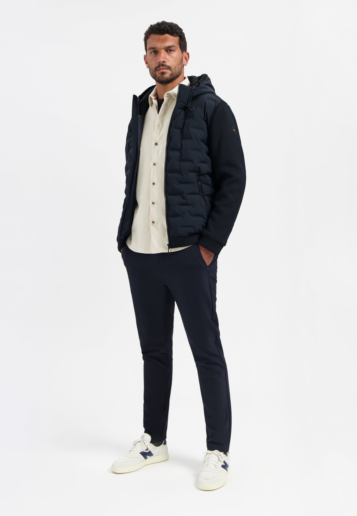 Knitted sleeve jacket | Night