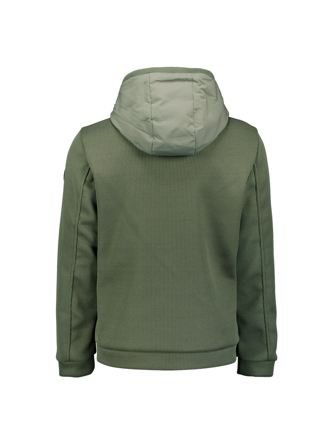 Knitted sleeve jacket | Steel
