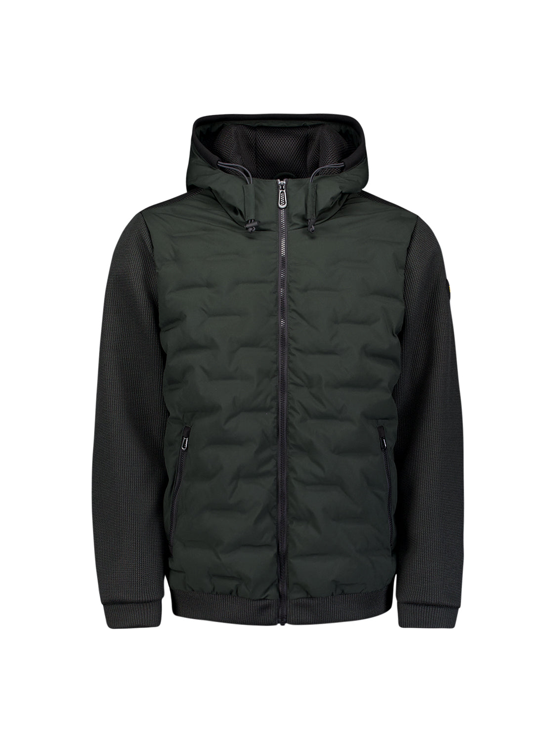 Knitted sleeve jacket | Dark Steel