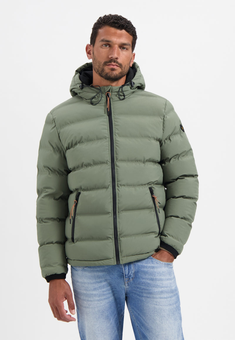 Hooded jacket | Steel