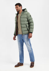 Hooded jacket | Steel