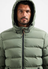 Hooded jacket | Steel