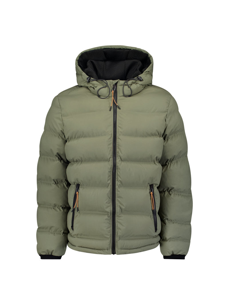Hooded jacket | Steel