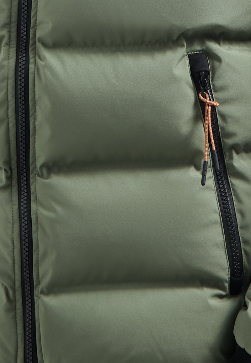 Hooded jacket | Steel