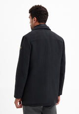 Double closure wool blend coat | Antra Melange