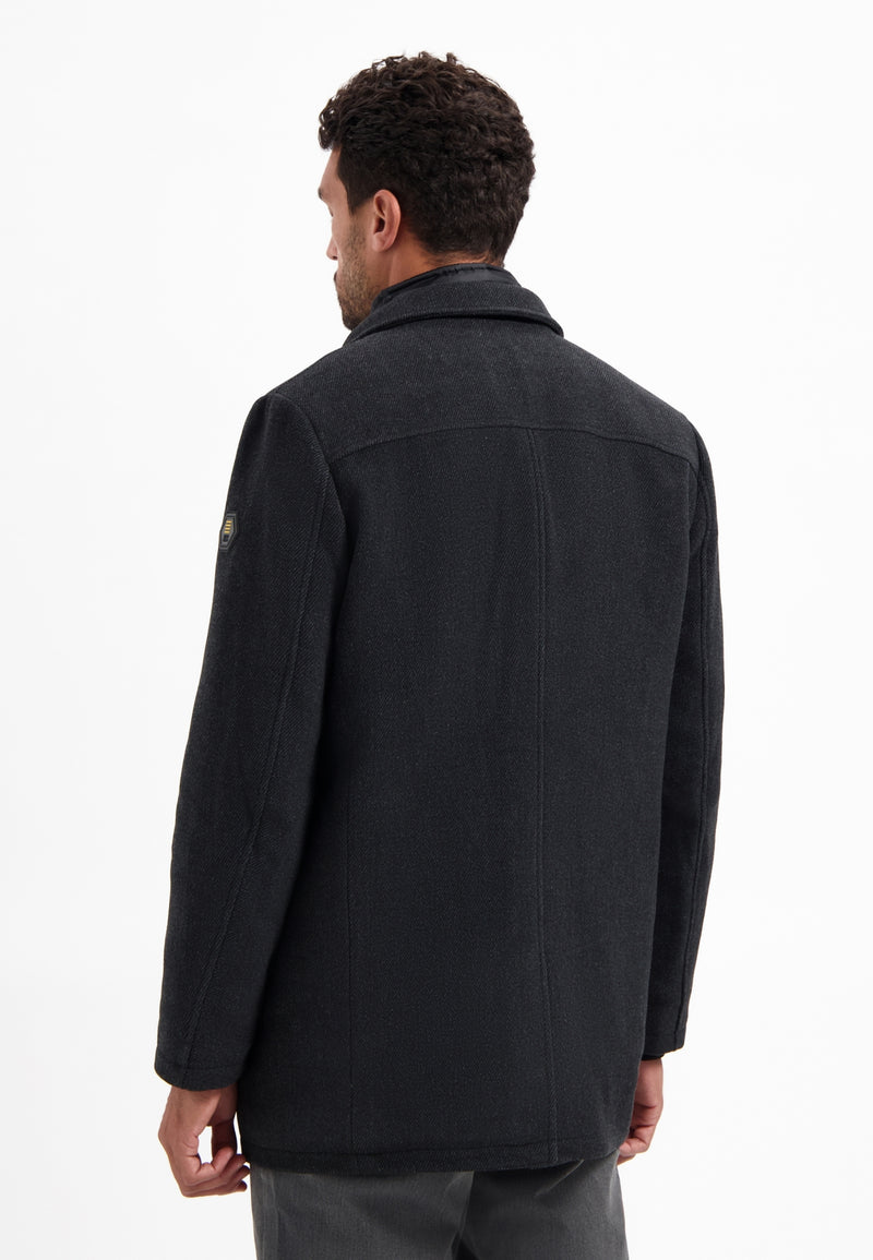 Double closure wool blend coat | Antra Melange