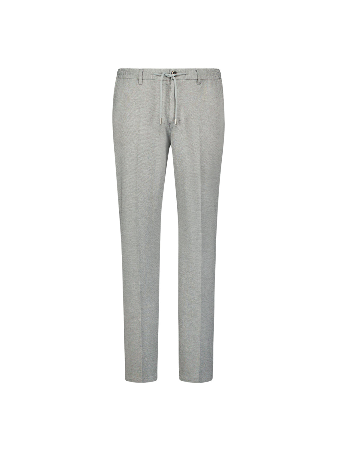 Melange jersey trousers | Grey Melange