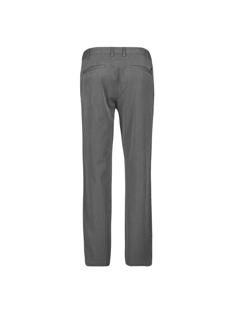 Melange chino stretch trousers | Grey Melange