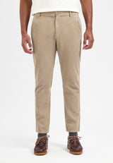 Ribbed corduroy trousers | Sand