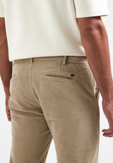 Ribbed corduroy trousers | Sand