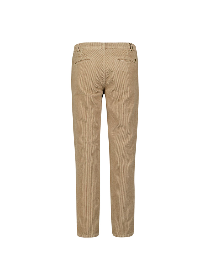 Ribbed corduroy trousers | Sand