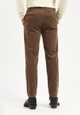 Ribbed corduroy trousers | Taupe