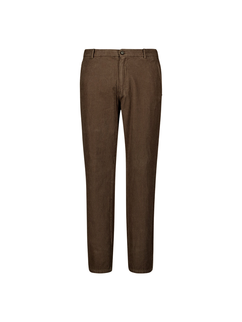 Ribbed corduroy trousers | Taupe