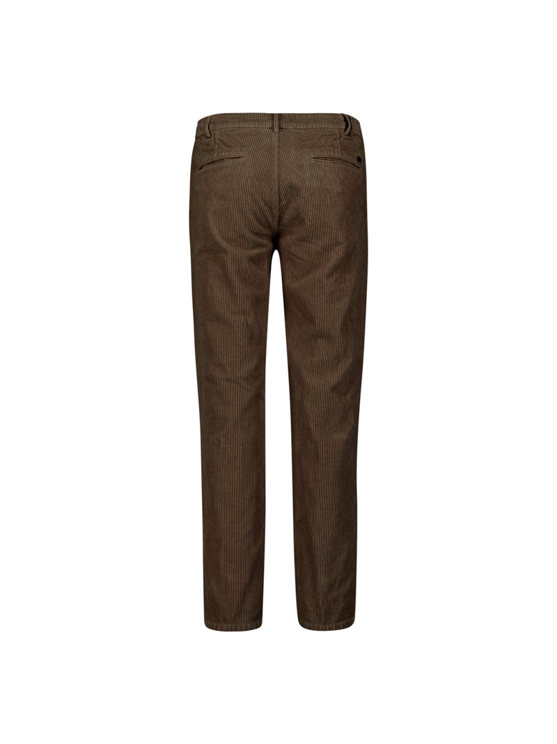 Ribbed corduroy trousers | Taupe