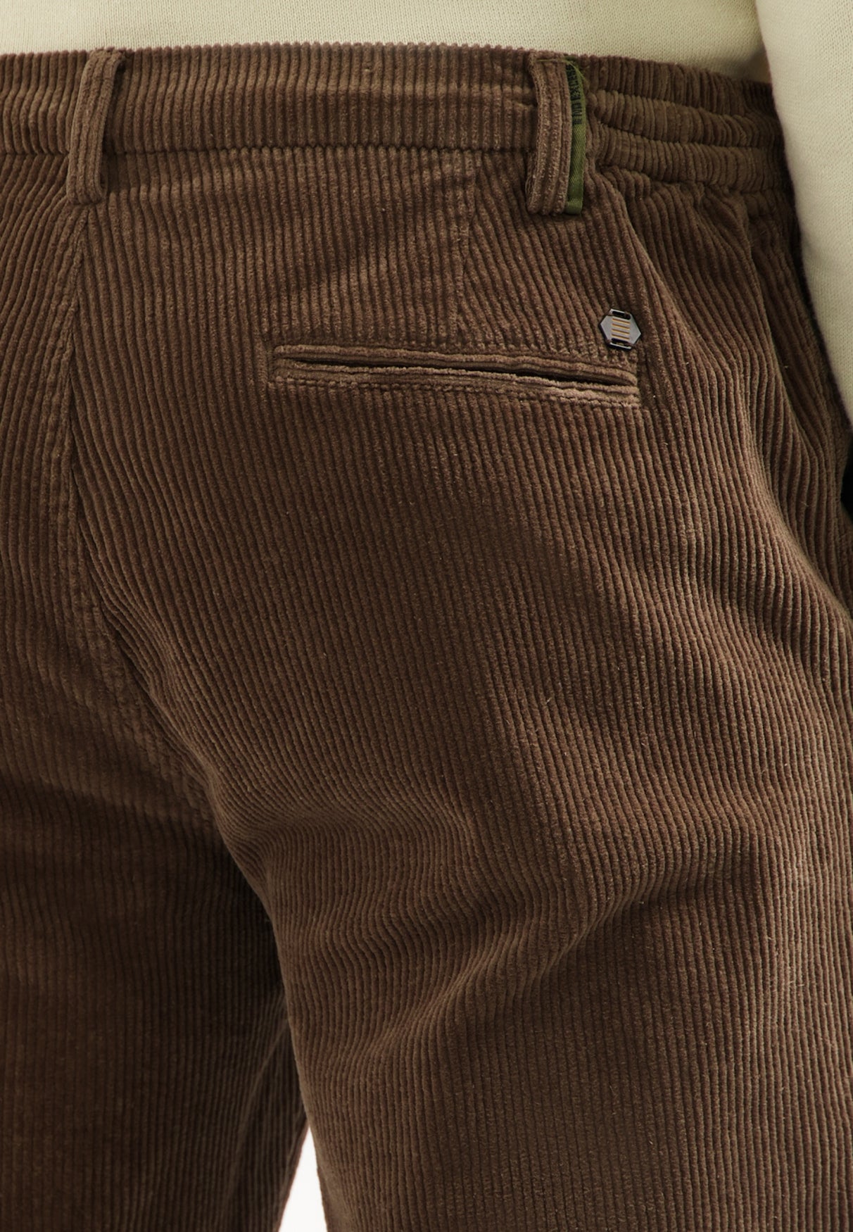 Ribbed corduroy trousers | Taupe