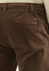 Ribbed corduroy trousers | Taupe