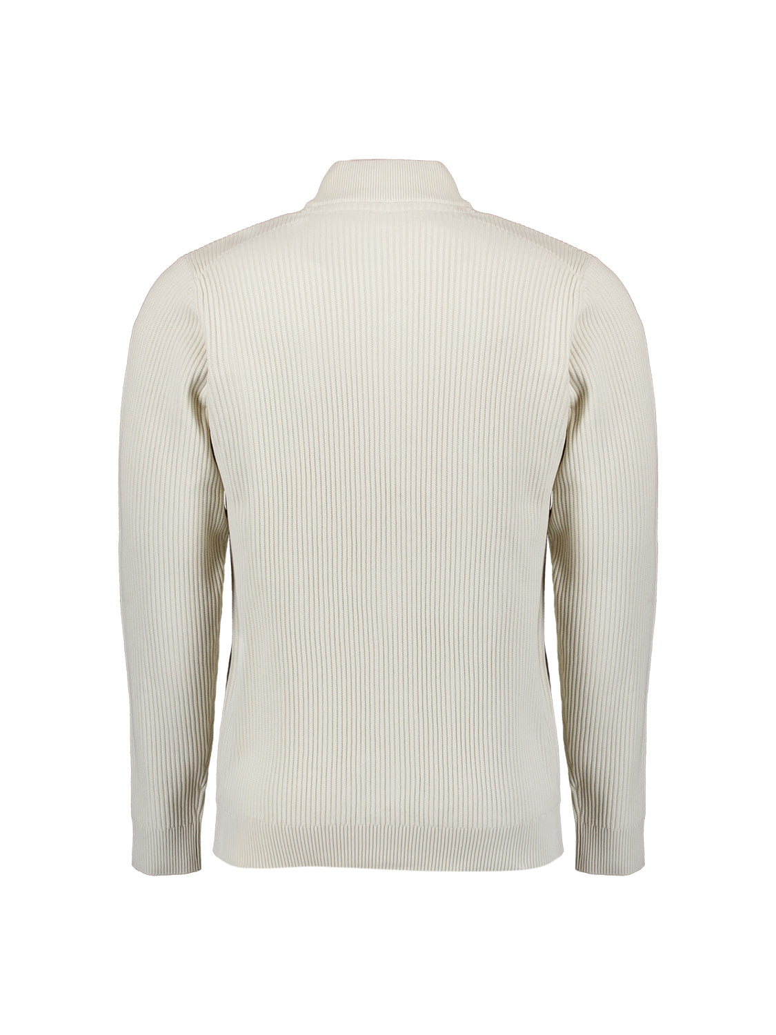 Knitted cardigan | Chalk